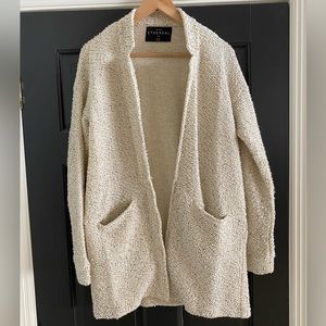 Mandarin collar cardigan jacket